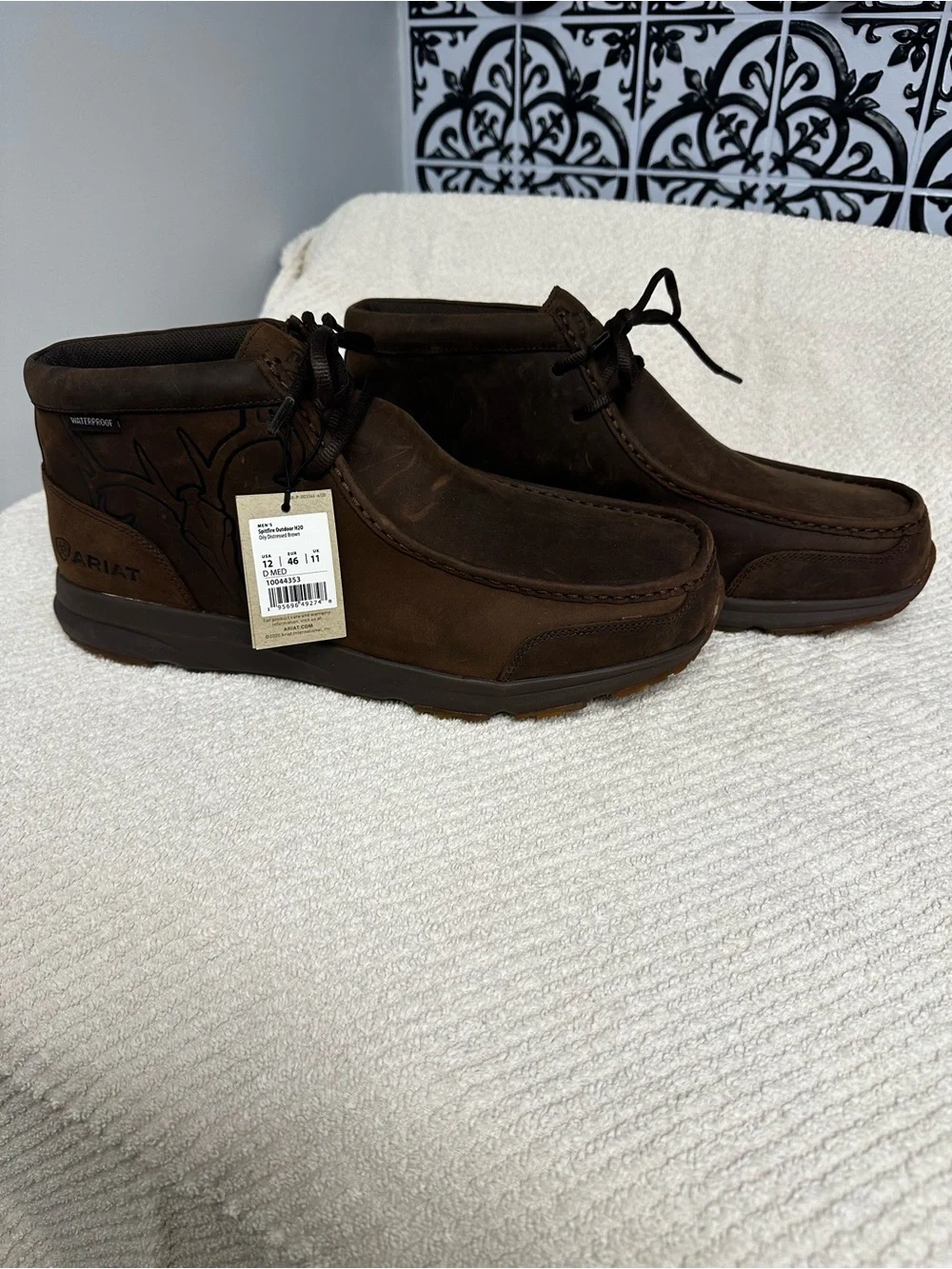 Ariat Dark Brown Suede Men's Chukka Boots